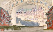 Врубель Михаил. Город Леденец. 1900