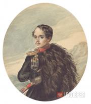 Лермонтов Михаил. Автопортрет. 1837–1838 Лермонтов Михаил. Автопортрет. 1837–1838
