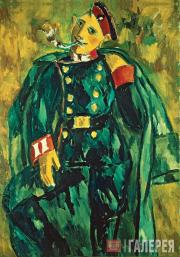 М.Ф.ЛАРИОНОВ. Курящий солдат. 1910–1911 М.Ф.ЛАРИОНОВ. Курящий солдат. 1910–1911