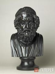 Бюст Гомера из базальтового фарфора. 1780–1800 Бюст Гомера из базальтового фарфора. 1780–1800