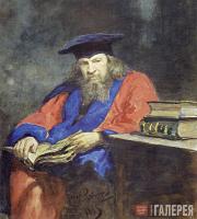 Repin Ilya. Portrait of Dmitry Mendeleev. 1885 Repin Ilya. Portrait of Dmitry Mendeleev. 1885