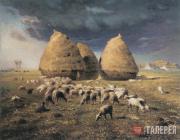 Жан-Франсуа МИЛЛЕ. Стога: осень. Oк. 1874 Жан-Франсуа МИЛЛЕ. Стога: осень. Oк. 1874