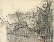 М.А.ВРУБЕЛЬ. Дерево у забора. 1904 М.А.ВРУБЕЛЬ. Дерево у забора. 1904