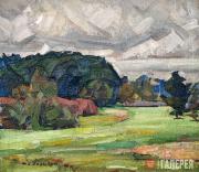 Н.А. ЗАГРЕКОВ. Пейзаж. 1920-е Н.А. ЗАГРЕКОВ. Пейзаж. 1920-е
