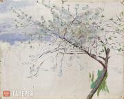 Якунчикова Мария. Яблони в цвету. 1885–1889 Якунчикова Мария. Яблони в цвету. 1885–1889