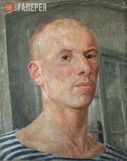 Кукс Миней. Автопортрет в тельняшке. 1928 Кукс Миней. Автопортрет в тельняшке. 1928
