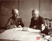 В.В. фон Мекк и А.В. Щусев. 1916