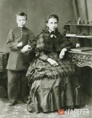 MIKHAIL NESTEROV AND HIS SISTER ALEXANDRA VASILYEVNA
