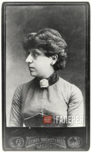 Rosalia Isidorovna Kaufmann. Odessa. 1888 Rosalia Isidorovna Kaufmann. Odessa. 1888