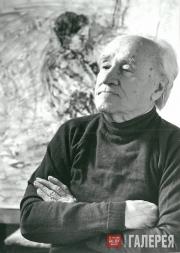 И.М. Зейтман на даче в Красково. 1993