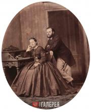 Николай Васильевич Баснин и его супруга Энн Элизабет Вильямс Москва, 1872