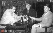 Группа «ЗЕРО» (слева направо): Гюнтер Юккер, Хайнц Мак, Отто Пине. 1961