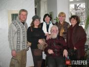 Андрей Владимирович Васнецов на своей персональной выставке 