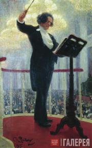 Репин Илья Ефимович. Портрет композитора А.Г. Рубинштейна. 1909–1915 