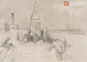 Пророков Борис. За водой. Ленинград. 1942 Пророков Борис. За водой. Ленинград. 1942