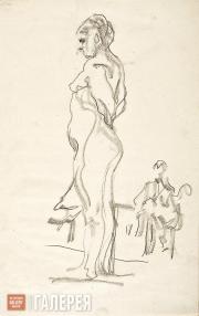 Серов Валентин. Стоящая натурщица. 1910–1911 Серов Валентин. Стоящая натурщица. 1910–1911