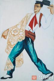 Н.С.Гончарова. Испанец с шалью. 1916 Н.С.Гончарова. Испанец с шалью. 1916