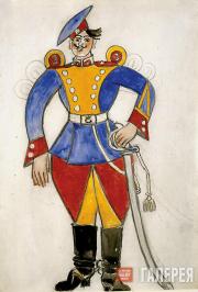 М.Ф. Ларионов. Солдат. 1915