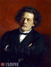 Репин Илья Ефимович. Портрет композитора А.Г. Рубинштейна. 1881 