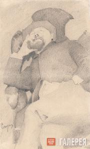 Врубель Михаил. Портрет С.И. Мамонтова. 1891–1892 Врубель Михаил. Портрет С.И. Мамонтова. 1891–1892