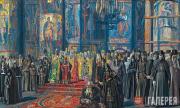 Эскиз картины «Русь уходящая». 1935–1959 Эскиз картины «Русь уходящая». 1935–1959