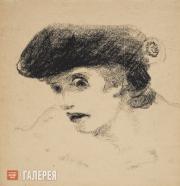 Чекрыгин Василий. Безумная. 1922 Чекрыгин Василий. Безумная. 1922