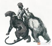 Ватагин Василий Алексеевич. Иллюстрация к книге Р.Киплинга «Маугли». 1926 Ватагин Василий Алексеевич. Иллюстрация к книге Р.Киплинга «Маугли». 1926