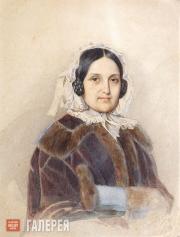 Соколов Александр Петрович. Портрет баронессы Д.А. Врангель. Конец 1840-х Соколов Александр Петрович. Портрет баронессы Д.А. Врангель. Конец 1840-х