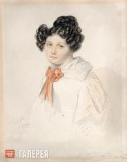 Соколов Петр. Портрет П.Е. Анненковой. 1825 Соколов Петр. Портрет П.Е. Анненковой. 1825