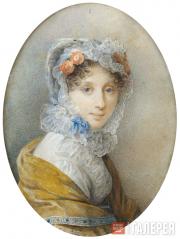 Соколов Петр. Портрет графини С.В. Строгановой. Конец 1810-х Соколов Петр. Портрет графини С.В. Строгановой. Конец 1810-х