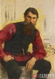 Репин Илья Ефимович.  Ямщик. Этюд. 1911 