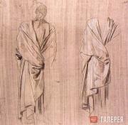 А.А.ИВАНОВ. Драпировка для ближайшего к Христу. 1833–1840-е А.А.ИВАНОВ. Драпировка для ближайшего к Христу. 1833–1840-е