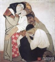 Федор КРИЧЕВСКИЙ. Семья. Центральная часть триптиха «Жизнь». 1927 Федор КРИЧЕВСКИЙ. Семья. Центральная часть триптиха «Жизнь». 1927