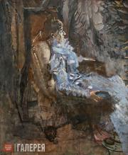 Врубель Михаил. Дама в лиловом. Портрет Н.И. Забелы-Врубель. 1904–1905 Врубель Михаил. Дама в лиловом. Портрет Н.И. Забелы-Врубель. 1904–1905
