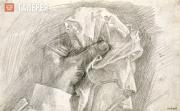 Врубель Михаил. Левая рука художника с платком. 1904 Врубель Михаил. Левая рука художника с платком. 1904