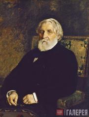 Репин Илья Ефимович. Портрет И.С. Тургенева. 1874 