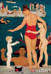 Д.Д.ЖИЛИНСКИЙ. У моря. Семья. 1964 Д.Д.ЖИЛИНСКИЙ. У моря. Семья. 1964