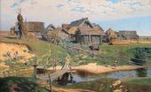 ПОЛЕНОВ В.Д., Русская деревня. 1889