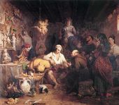ТОМАС УВИНС. В неаполитанской мастерской. 1832