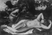 УИЛЬЯМ ЭТТИ. Спящая нимфа и сатиры. 1828