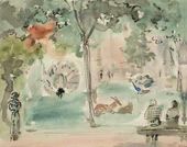 АНТОНИНА СОФРОНОВА. Лужайка. 1935