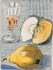 ДМИТРИЙ МИТРОХИН. Груша, яблоко и рюмка. 1965