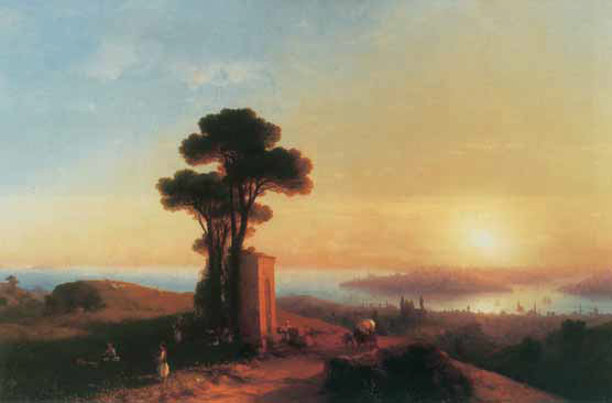 ИВАН АЙВАЗОВСКИЙ. Вид Константинополя. 1852