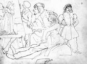 К.П. БРЮЛЛОВ. Немецкие студенты (Художники-назарейцы). 1824–1826