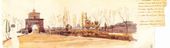 А.А. ИВАНОВ. Вид моста Милвио в Риме. Конец 1830-х – начало 1840-х
