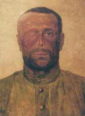 Г. КОРЖЕВ. Солдат. Из серии «Опаленные огнем войны». 1957–1960