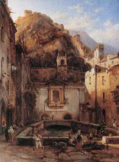 СИЛЬВЕСТР ЩЕДРИН. Большой фонтан в Кастелламаре. 1820