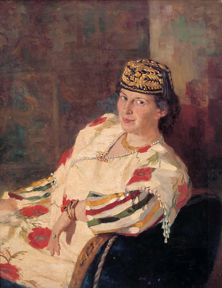 И.Е. РЕПИН. Портрет М.К. Олив. 1906