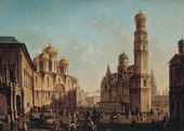 Соборная площадь в Московском Кремле