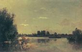 ШАРЛЬ ФРАНСУА ДОБИНЬИ. Берега Уазы. Конец 1850-х
